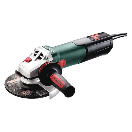 Metabo Angle Grinder, 6 in Dia, 10,000 RPM, 12A W 13-150 Quick