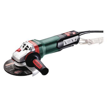 Metabo Angle Grinder, 6 in Dia, 10,000 RPM, 12A WPB 13-150 Quick DS