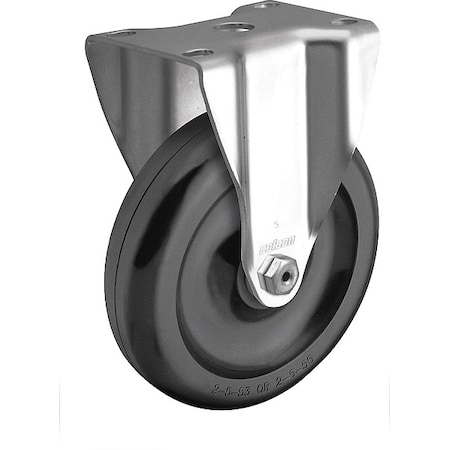 Colson 3" X 1-1/4" Non-Marking Polyolefin Rigid Caster, No Brake, Loads Up To 200 lb 2.03308.52