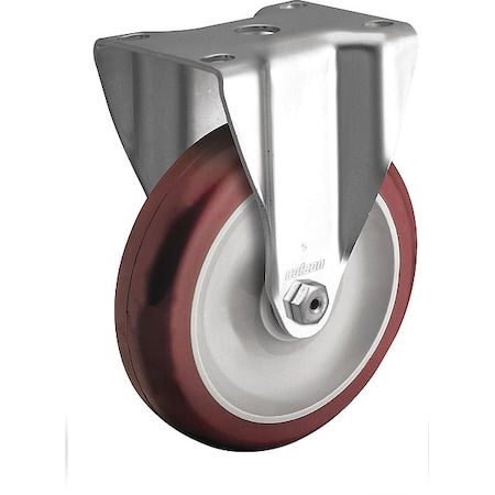 Colson 3" X 1-1/4" Non-Marking Polyurethane Hi-Tech Rigid Caster, No Brake, Loads Up To 200 lb 2.03308.92