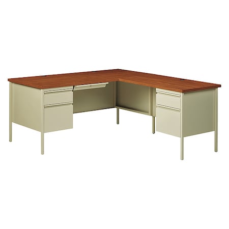 Hirsh L Shaped Desk L-Shape Desk, 72" D X 29-1/2" H, 66" W X 20449