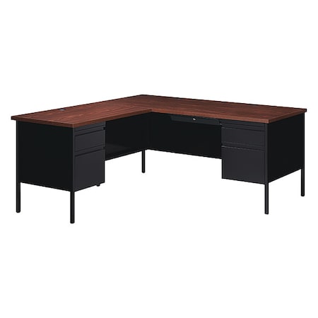 Hirsh L Shaped Desk L-Shape Desk, 72" D X 29-1/2" H, 66" W X 20453