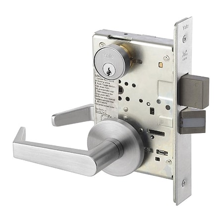 Assa Abloy Accentra Mortise Lockset, Mechanical, Dormitory 8822FL AUR 626 RH LC