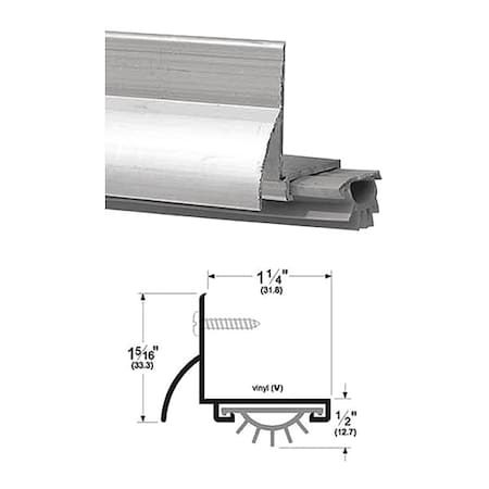 Pemko Door Shoe, Unfinished, 1-1/4" W, 36" L 210AV36