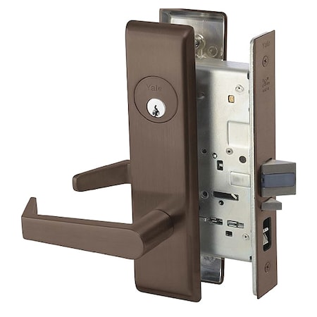 Assa Abloy Accentra Mortise Lockset, Mechanical, Entrance 8807FL AUCN 613E RH LC