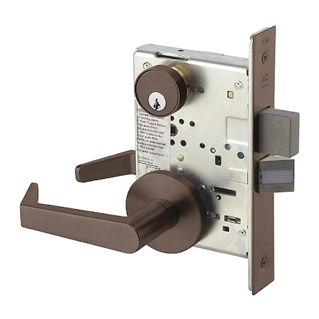 Assa Abloy Accentra Mortise Lockset, Mechanical, Dormitory 8822FL AUR 613E RH LC