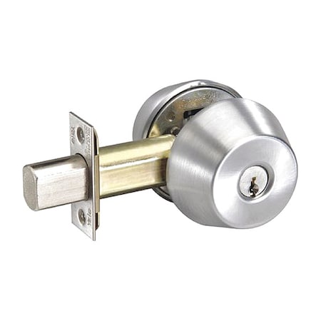 Assa Abloy Accentra Deadbolt, Cylindrical, Satin Chrome Finish D222 626 SCH C