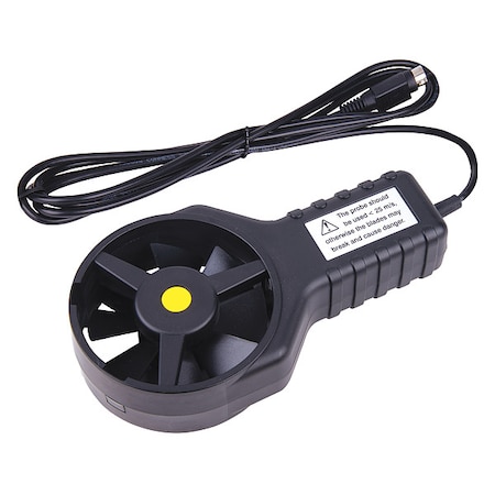 Reed Instruments Rotating Vane, 32to122F, +/1.5Temp Acc R4000SD-PROBE