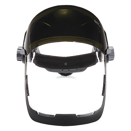 Jackson Safety Face Shield, Clear Visor, Polycarbonate, Ratchet Suspension, Anti-Fog Lens 14230