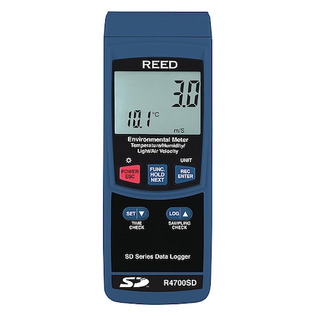 Reed Instruments Environmental Meter, 130dB, LCD R4700SD