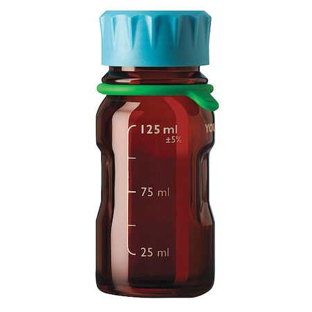 Duran Bottle, 124 mm H, Amber, 55 mm Dia, PK4 218862859