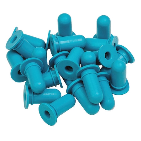 Heathrow Scientific Filler, Rubber, 1mL Cap., 1.1" H, PK24 HS20629A