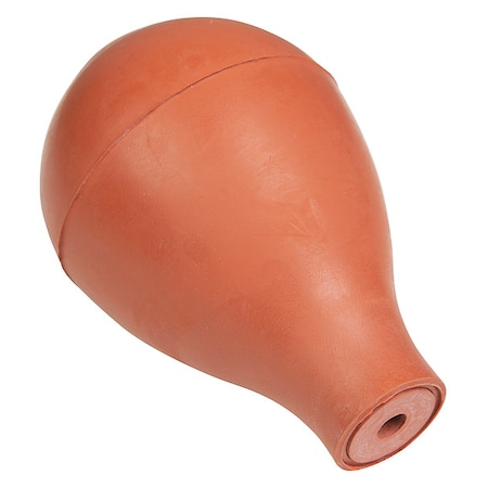 Heathrow Scientific Bulb, Rubber, 60mL Cap., 80mm H, 2.13" dia. HS20630D