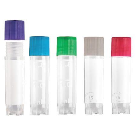 Heathrow Scientific Cryogenic Vial, PP, 1.93" H, PK500 HS23202A