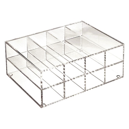 Heathrow Scientific Storage Rack, 8 Compartments, 4-13/16" H HS23263B