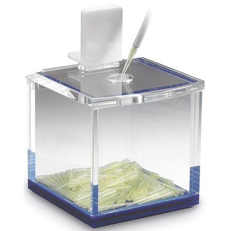 Heathrow Scientific Disposal Box, 1 Slots, 8-7/64" H HS234634