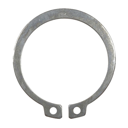 Zoro Select Internal Retaining Ring, Steel, Plain Finish GGS_85599
