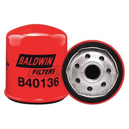 Baldwin Filters Oil Filter, Spin-On, 3/4"-16 Thread Size B40136