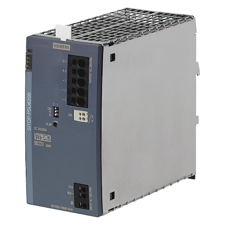 Siemens Stabilized Power Supply, 120/230V AC, 24V DC, 480 W, 20 A, DIN Rail 6EP33367SB003AX0