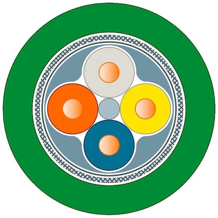 Siemens Industrial Ethernet FC TP Marine Cable,  6XV18404AH10