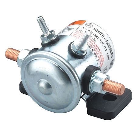 White-Rodgers DC Contactor, 12 V DC, 80, SPST-NO 70-902