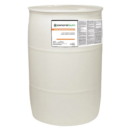 Concrobium Disinfectant, 55 gal. Drum, Light Spice 626055