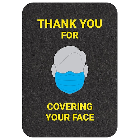 Pig Cover Your Face Floor Sign, PK4 GMM21010-BK