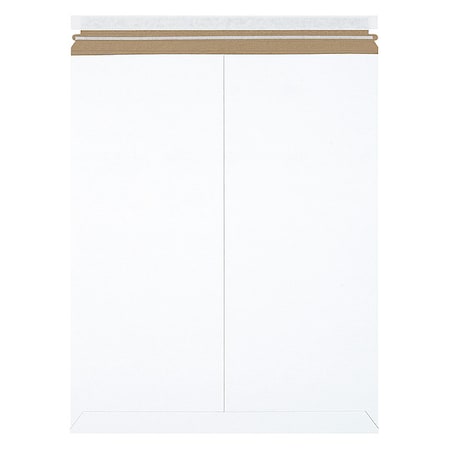 Stayflats Self-Seal Flat Mailers, 17" x 21", White, PK100 RM7PS