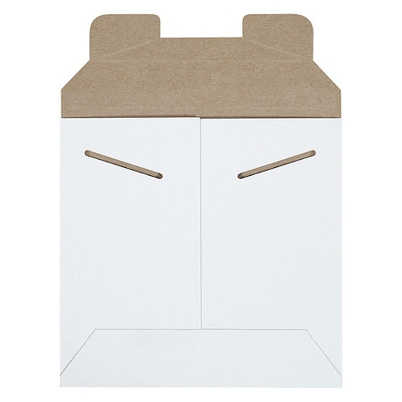 Stayflats Flat Mailers, 6" x 6", White, PK200 RM9