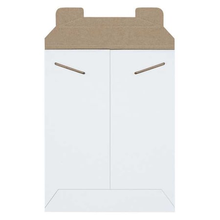 Stayflats Flat Mailers, 7" x 9", White, PK100 RM10W