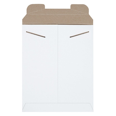 Stayflats Flat Mailers, 9-3/4" x 12-1/4", White, PK100 RM5W