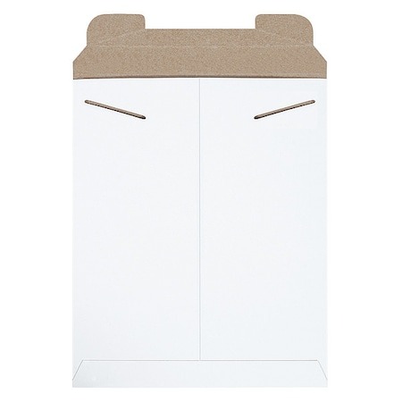Stayflats Flat Mailers, 11" x 13-1/2", White, PK100 RM3W