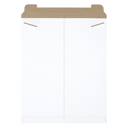 Stayflats Flat Mailers, 17" x 21", White, PK100 RM7W