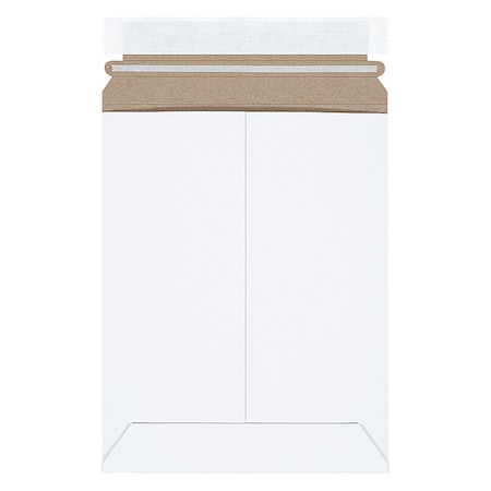Stayflats Self-Seal Flat Mailers, 7" x 9", White, PK100 RM10SS