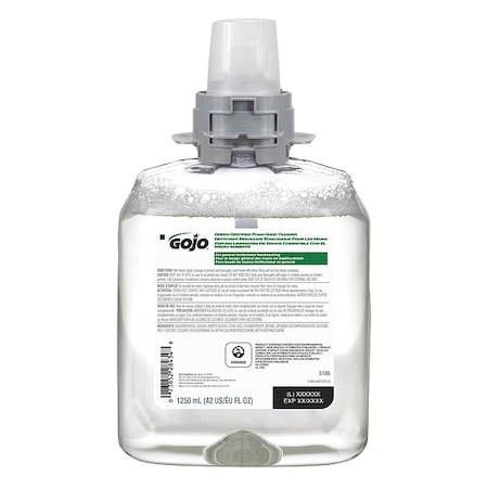 Gojo 1,250 mL Foam Hand Soap Cartridge 5165-04