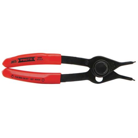 Proto Retaining Ring Plier, Fixed Tip, 5-7/8" L J603