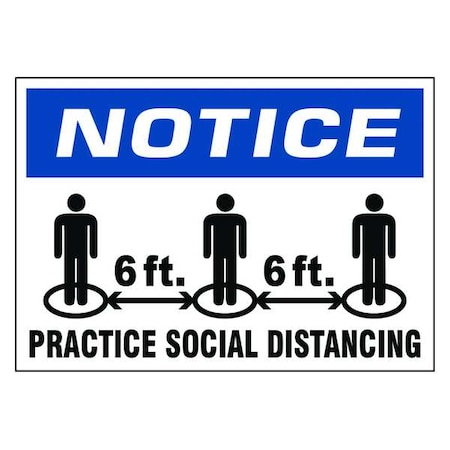 Zoro Select Adhesive Safety Sign, N520-710-V N520-710-V