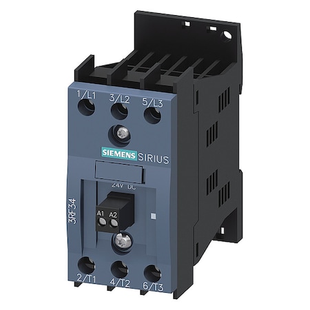 Siemens Solid State Relay, 3 Phase, Screw Clamp, DIN Rail 3RF34051BB24