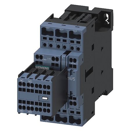 Siemens IEC PowerContactor, Non-Reversing, 24VDC 3RT20262BB44