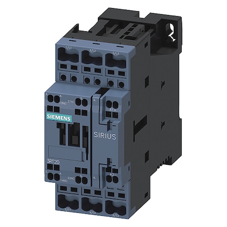 3RT20262BB40 Siemens Energy Electromechanical Relay 24VDC 40A 3PST-NO(45x107x102) mm DIN Rail Contactor Relay