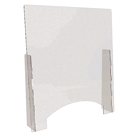 Deflecto Sneeze Guard, Acrylic, Clear, PK2 PBCTA3136P