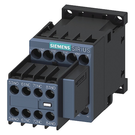 Siemens IEC Control Relay, 120V AC Coil Volts, 14 Pin, 4PDT 3RH23441CK200KA0