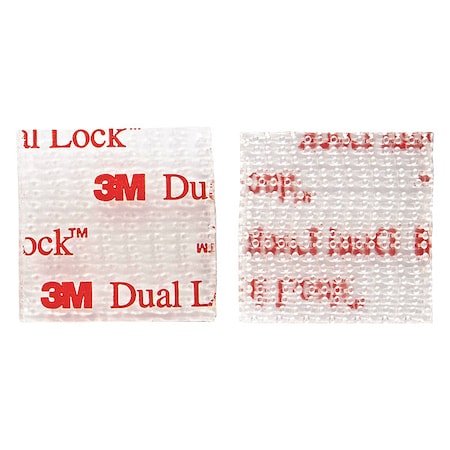 Scotch Hook-and-Loop Fastener, Clear, Square RFD7020-VPESF