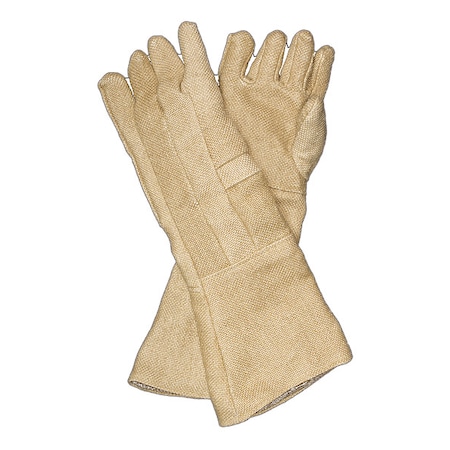 Zetex Plus Knit Gloves, Extended Gauntlet, Beige, Universal, 1 PR 2100018