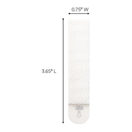 Command Picture Hanging Strip, White, Foam, PK120 17206-S120NA