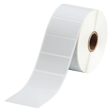 Brady Laboratory Label, White, Labels/Roll: 1500 THT-156-492-1.5-SC