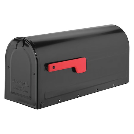 Architectural Mailboxes Mailbox, Black, Powder Coated, 1 Doors, Surface/Post, MB1 7600B-10