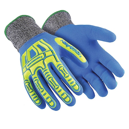 HEXARMOR Coated Gloves, L ( 9 ), 1 PR 7102-L (9)