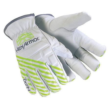 Hexarmor Leather Gloves, Cut Level A3 , 3XL 1 PR 2140-XXXL (12)