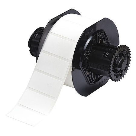 Brady Laboratory Label, White, Labels/Roll: 1500 B33-137-7425
